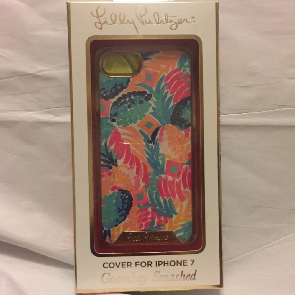 Lilly Pulitzer iPhone 6 7 8 Pineapple Goombay
